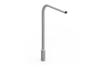 [OG] Wysięgnik lamp. jednora. na słup ośw. fi60 90st
