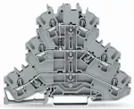 Złączka do zabudowy elementów 3-piętrowe, szara 2002-3211/1000-411