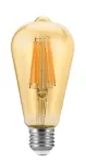 Żarówka Lumax LED ST64 E27 12W 1300lm WW 822 360° COG AMBER 170-265V