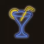 RTV100252 Neon PLEXI LED COCKTAIL multikolor FPNE02 Forever Light