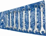 KLUCZE PŁASK-OCZK.8SZT.6-19MM ETUI