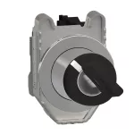 Przełącznik z kluczem zlicowany metal czarny Ø30 klucz n455 2 pozycyjny stabilny 1 NO Harmony XB4