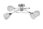 2598 Spot Amy E-14 4x60W biały/chrom/chrom sat. 230V, 50Hz