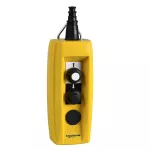 Harmony XAC Kaseta sterownicza z uchwytem "pistoletowym", 2 przyciski standardowe NC/NO