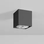 PINTO A1Sd LED111 stropowy max. 1x20W, G53, 12V/DC, czarny głęboki (mat struktura) RAL 9005