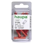 Złączka doczołowa izol. 0,5-1,0 mm PVC czerwona
