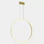 Pendant Circular Vertical Side ø1200 Surface LED 72W LED warm-white 2700K DALI Gold 5210lm CP4B-00V9AZDUEF