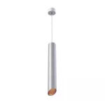 PIXO 410 wisząca max 1x50W, GU10, 230V, kolor miedzi, srebrny aluminiowy (mat struktura) RAL 9006 T068P41Wh961101