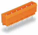 Wtyk THT Pin lutowniczy 1,0 x 1,0 mm konstrukcja prosta, pomarańczowy 231-734/001-000