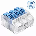 Szybkozłączka z dźwignią SCL3 B10 transparentny/niebieski (woreczek = 10 szt.)
