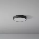 ABA T 407 plafon LED, 700mA 22W/4140lm/830, 230V, czarny głęboki (mat struktura) RAL 9005