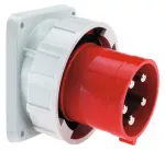 Wtyczka odbiornikowa maszynowa TE 125A 5p 400V IP67