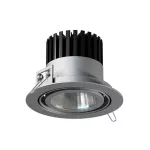 ENZO LED SLM PremiumWhite, L19, wpust stropowy 50W/4500lm/24D/930, srebrny aluminiowy (mat struktura) RAL 9006