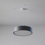 ABA PRO 540 wisząca LED 19,4W/3724lm/840, 230V, szary grafitowy (mat) RAL 7024
