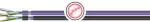 CAN BUS BURIAL C-PVC/PE CZARNY 2X2XAWG19(0,75mm)