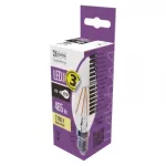 Żarówka LED Filament świeczka / E14 / 4 W (40 W) / 465 lm / ciepła biel