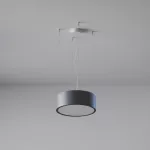 ABA PRO 340 wisząca LED 11W/2084lm/830, 230V, szary grafitowy (mat struktura) RAL 7024
