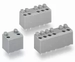Złączka do płytek drukowanych przycisk 1,5 mm² RM 5 mm 2-bieg, szara 735-303/001-000