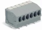 Złączka do płytek drukowanych przycisk 1,5 mm² RM 3,5 mm 2-bieg, szara 805-302