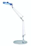 Lampa biurkowa Anabel 5W LED niebieski/chrom