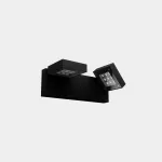 Wall fixture IP66 Modis Optics Double 430mm LED 40.2W LED warm-white 2700K DALI-2/PUSH Black 3618lm AS12-37V9F1DS60
