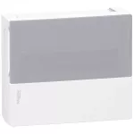 Obudowa natynkowa Mini Pragma IP40 MIP-1-12-NT-G drzwi szare 1 rząd 12 modułów/rząd