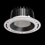 Oprawa INTO R160 LED TRIMLESS p/t ED 2600lm/830 15° biały czarny 27 W