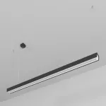 IMA 1200 wisząca LED 36W/3492lm/4000K, 230V, czarny głęboki (mat struktura) RAL 9005
