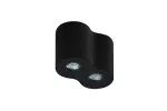 Bross 2 (black/black) connect GU10 2x Max 50W METAL ALUMINIUM