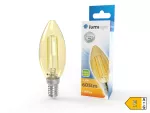 Led FLMG C35 GOLD E14 5,5W 605lm ciepła