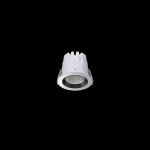 Oprawa INTO R55 LED p/t ED DALI 640lm/840 34° biały czarny IP20/54 6 W