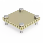 [MS] Złącze uniwersalne bednarka / bednarka 100x100mm
