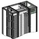 PanelSeT Osłona do szyn poziomych 3M do SFM, forma 2b, 400 mm