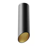 PIXO 210 stropowy max 1x50W, GU10, 230V, kolor złota, czarny głęboki (mat struktura) RAL 9005 T068W21Sh962116