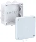HP 100-L Skrzynka rozgałęźna, Rodzaj ochrony IP55, maks. przekrój przewodu 6², Wytrzymałość udarowa IK07, Stopień ochrony II, Ui 690V AC, VDE