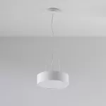 ABA 400 wisząca LED PHILIPS LV 29W/3300lm/4000K/TD/CAS, 230V, biały sygnałowy (mat struktura) RAL 9003