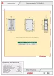 Obudowa poliestrowa - IP44/IP54, IK10, OSZI 53x80-2 daszek płaski