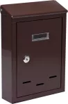 SKRZYNKA NA LISTY 285x200x60MM BRĄZOWA