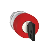 Harmony XB4 Głowka przycisku awaryjnego z kluczem NR455 Ø30 czerwona metalowa