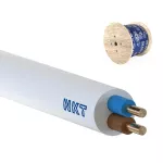 YDY 450/750 2x2,5 biały Kabel elektroenergetyczny, instalacyjny, wielożyłowy z izolacją PVC