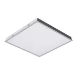 BURGOS W3 wpust stropowy LED PHILIPS LV 58W/7000lm/3000K, 230V, srebrny aluminiowy (mat struktura) RAL 9006