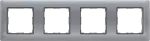 VENA Ramka 4x ALUMINIUM