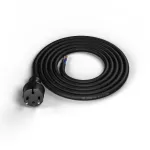 PP-40H/2M/2X2,5/H07RN Przewód przyłączeniowy z wtyczką prostą IP44 ; 2x2,5; H07RN-F; 2m; czarny