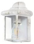8753 Kinkiet zewnętrzny Norwich E27/1x60W biały antyczny 230V, 50Hz