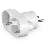 R-270 Rozgałęźnik podwójny 2x2P+Z, 16A, 250V; biały