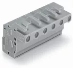 1-przewodowe gniazdo, kątowe CAGE CLAMP®, szara 732-110/026-000