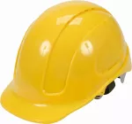KASK OCHRONNY ŻÓŁTY WYS. KOMF. ABS