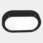 Wall fixture IP66 Basic Oval LED 8.5W SW 2700-3200-4000K ON-OFF Black 793lm 05-E102-60-EH