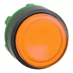 Napęd przycisku wystającego pomarańczowy push push LED plastikowy Harmony XB5
