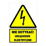 Znak elektryczny ostrzegawczy 148x210 